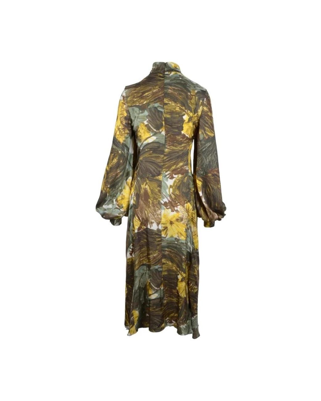 Erika Cavallini Semi Couture Green Midi Dresses