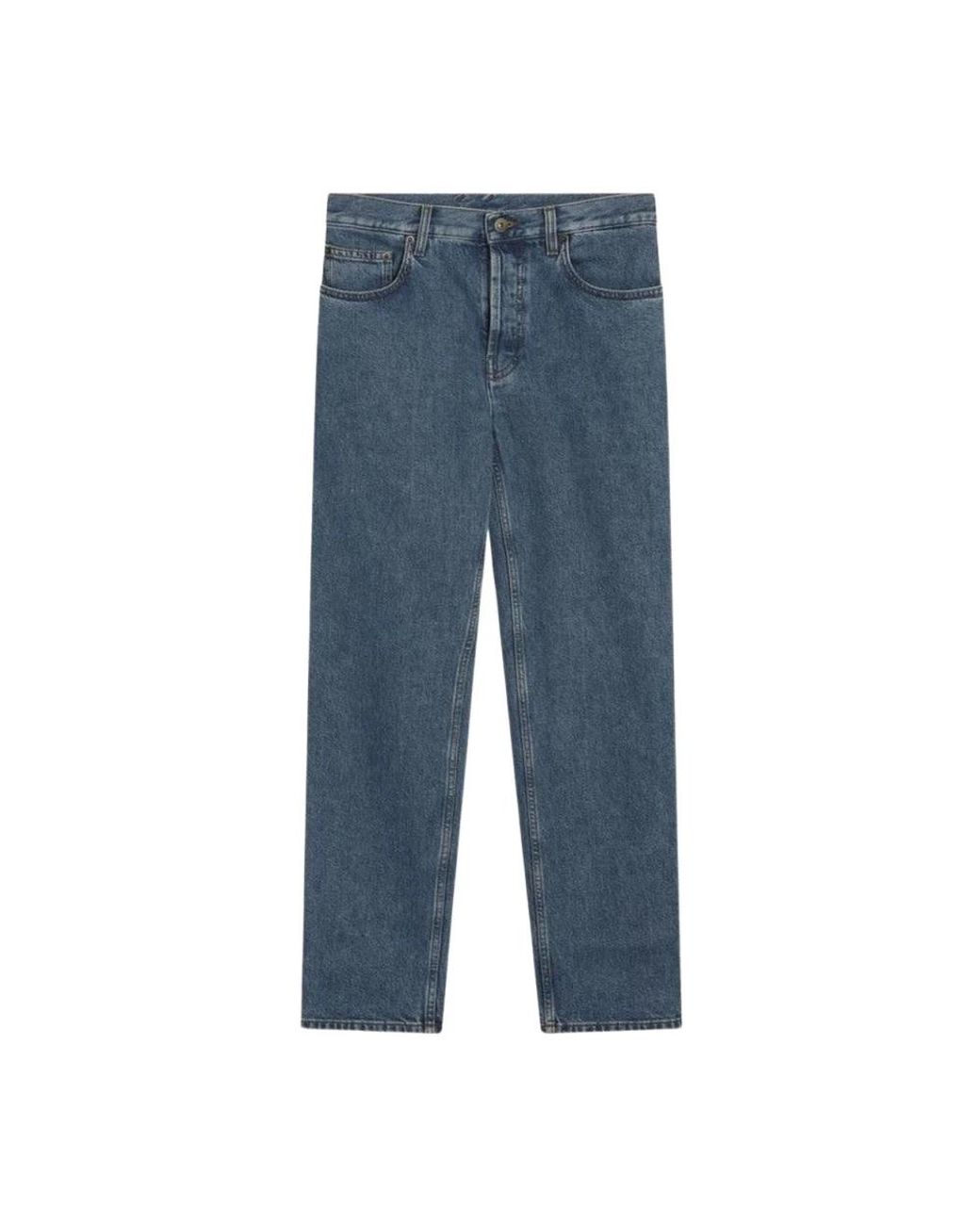Burberry Blue Straight Fit Jeans