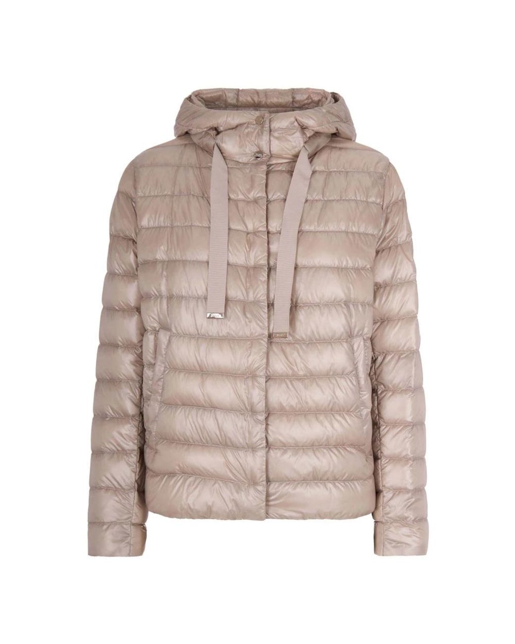 Herno Jassen ,Nylon Nylon Ultralight Jacket in het Natural