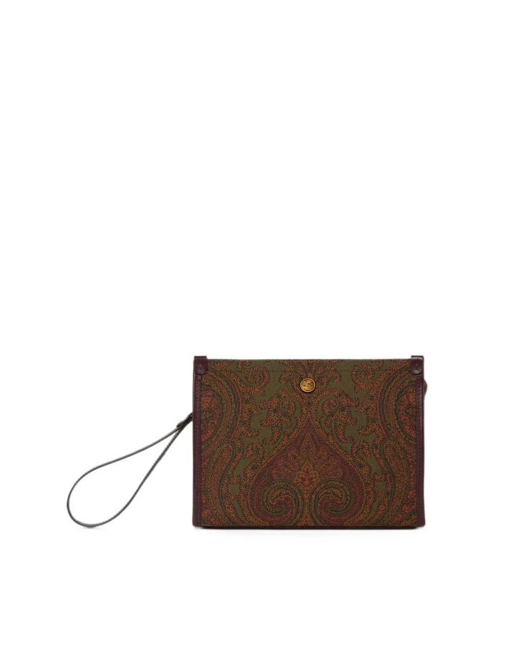 Etro Brown Clutch Bags