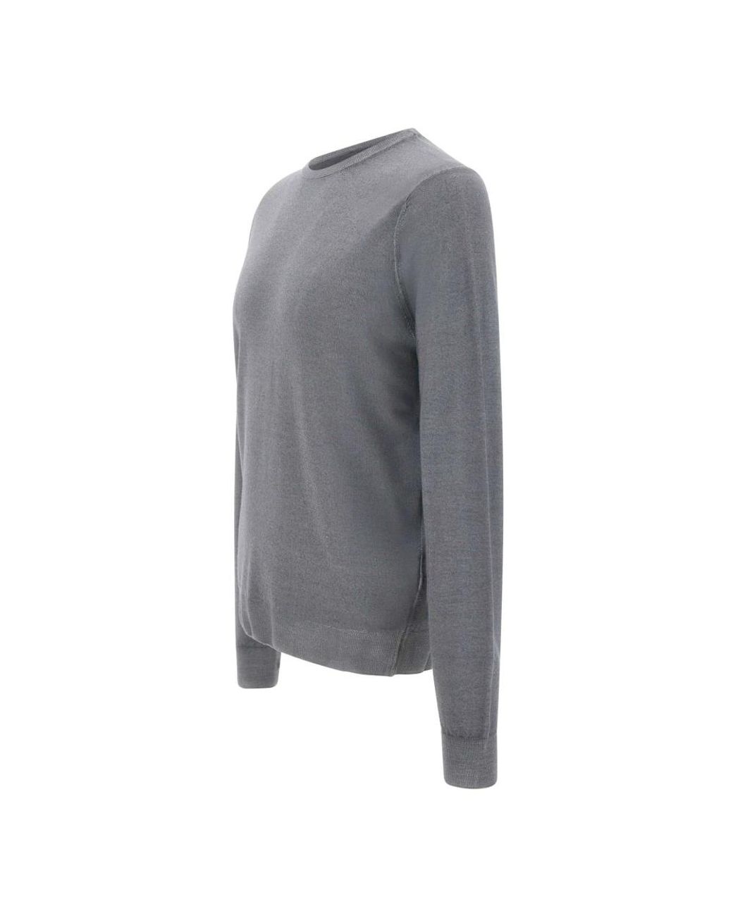 FILIPPO DE LAURENTIIS Gray Round-Neck Knitwear for men