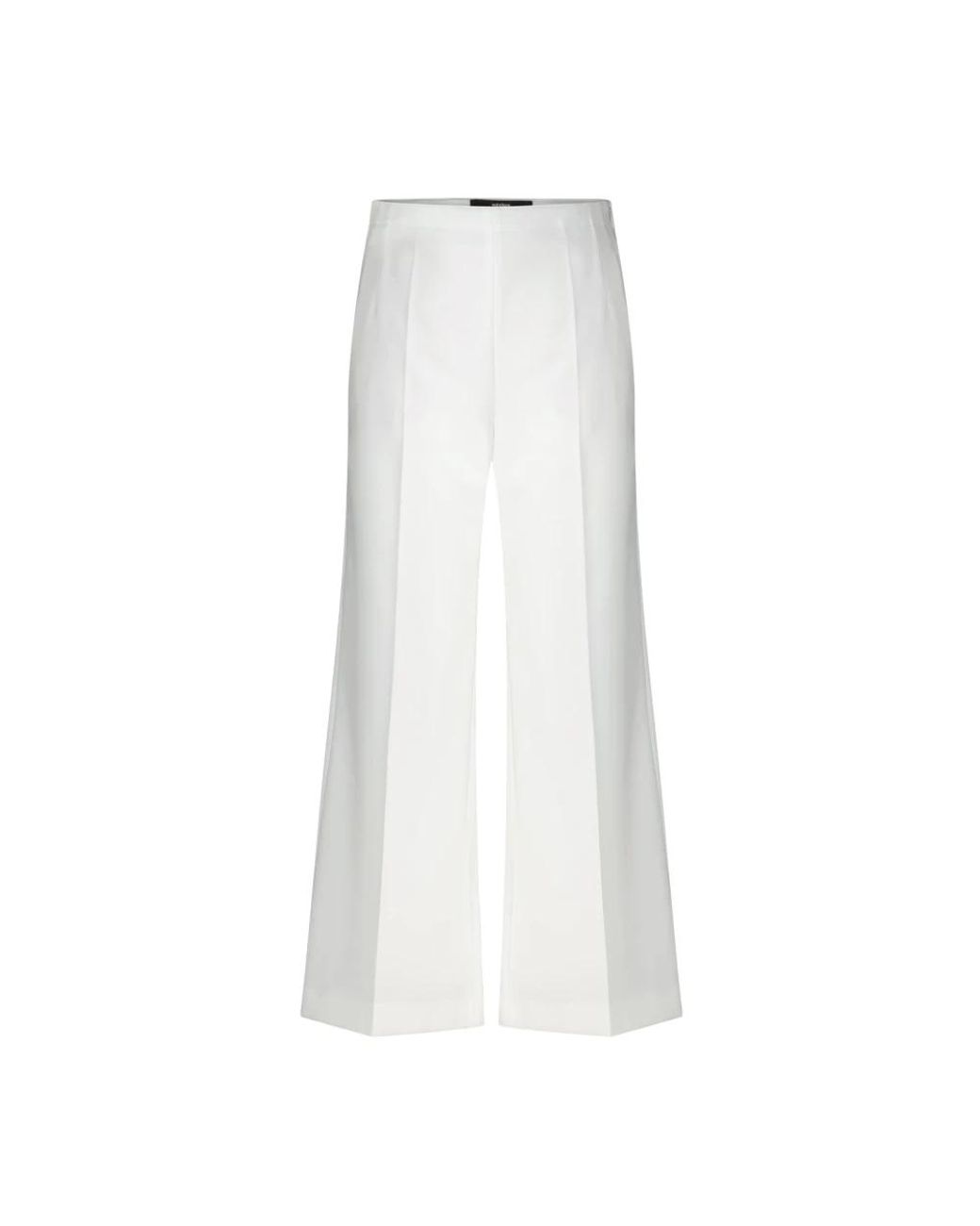 Windsor. White Wide Trousers