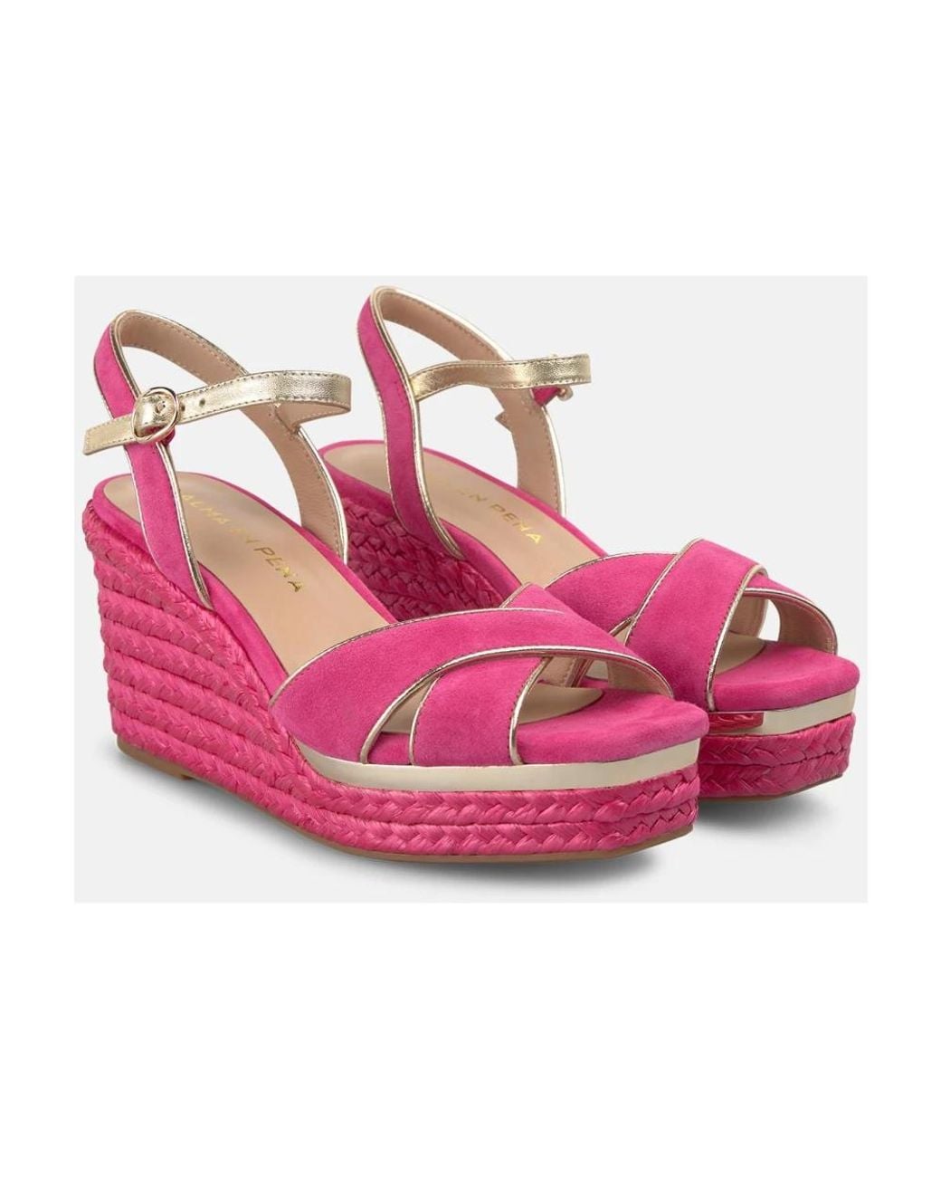 Alma En Pena. Pink Wedges