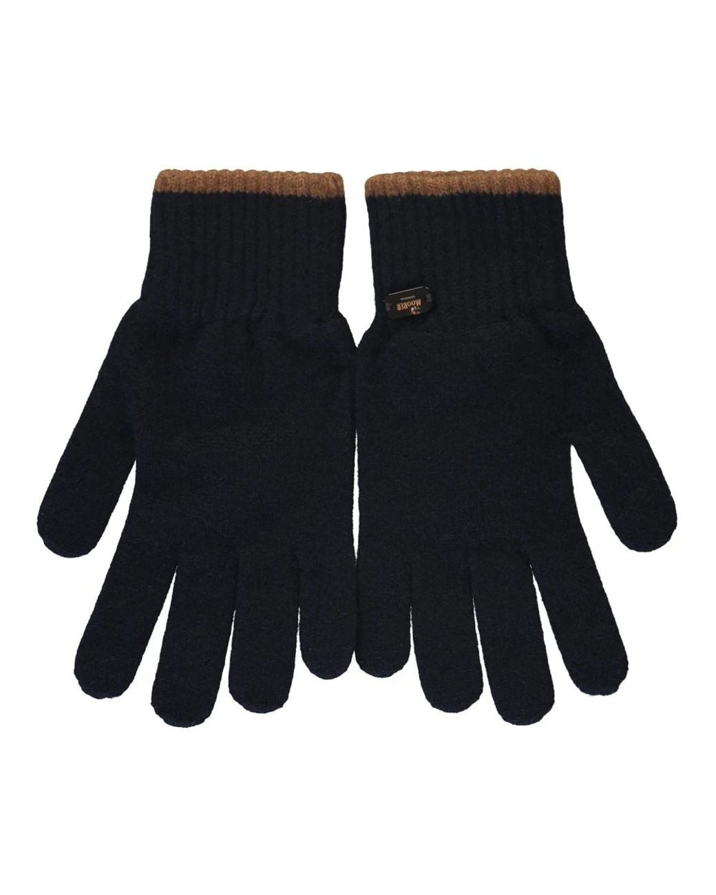 Moorer Black Gloves for men