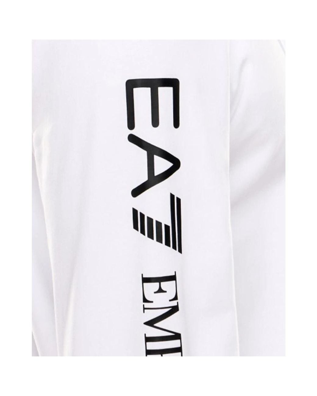 EA7 White Zip-Throughs for men