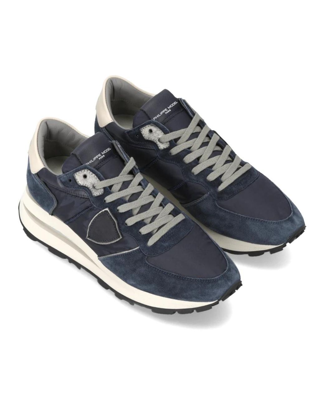 Philippe Model Blue Sneakers for men