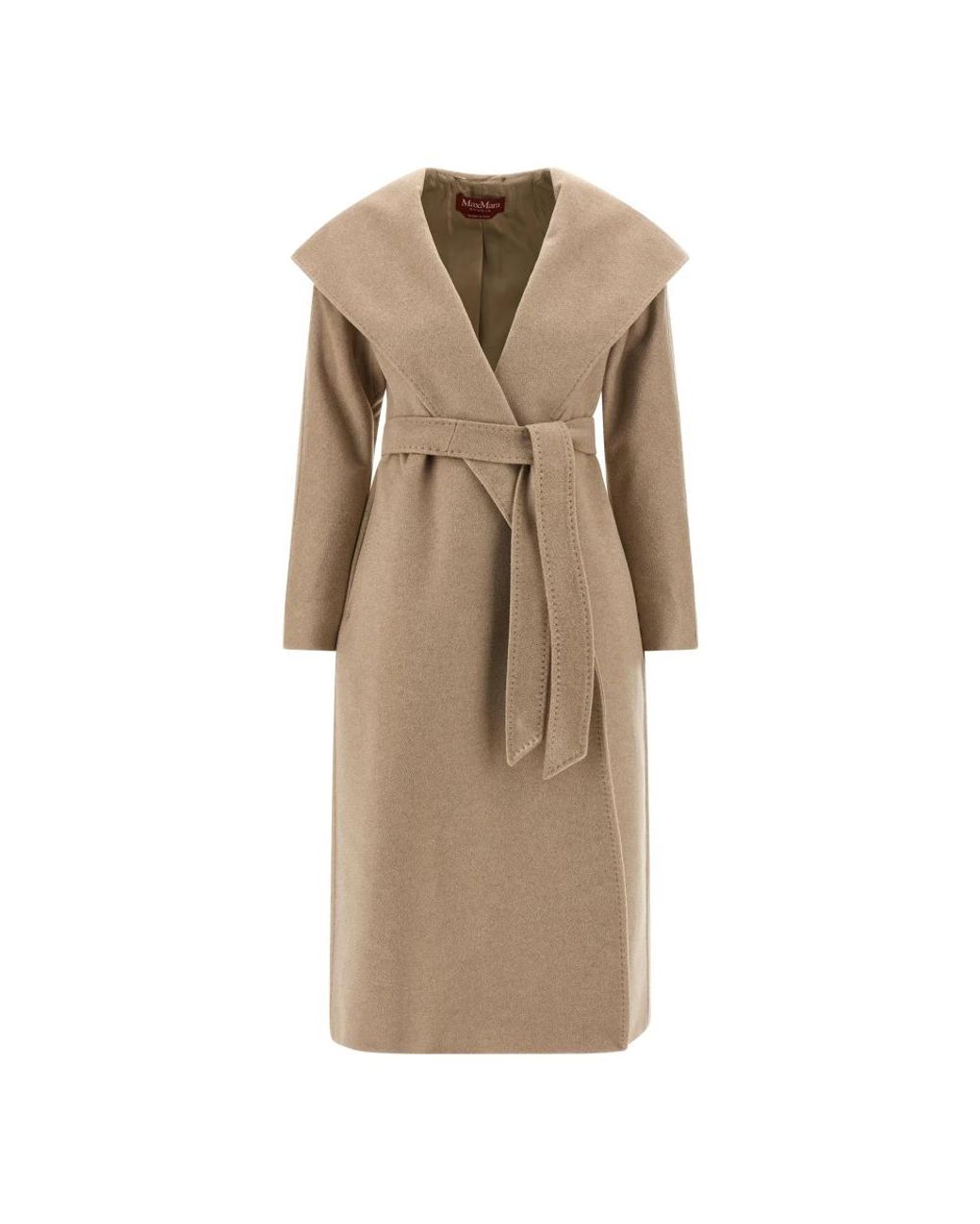 Max Mara Danton Coat in het Natural