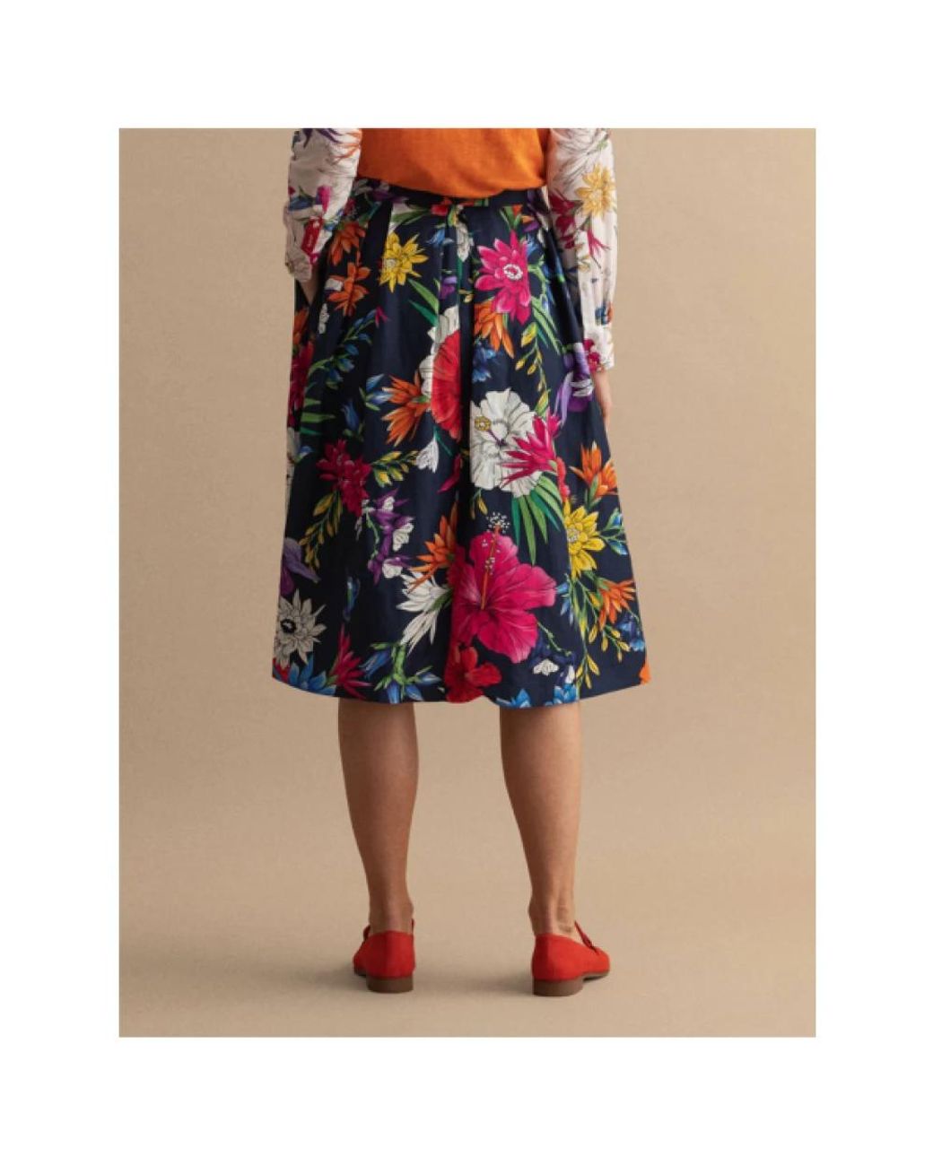 Gant Red Midi Skirts