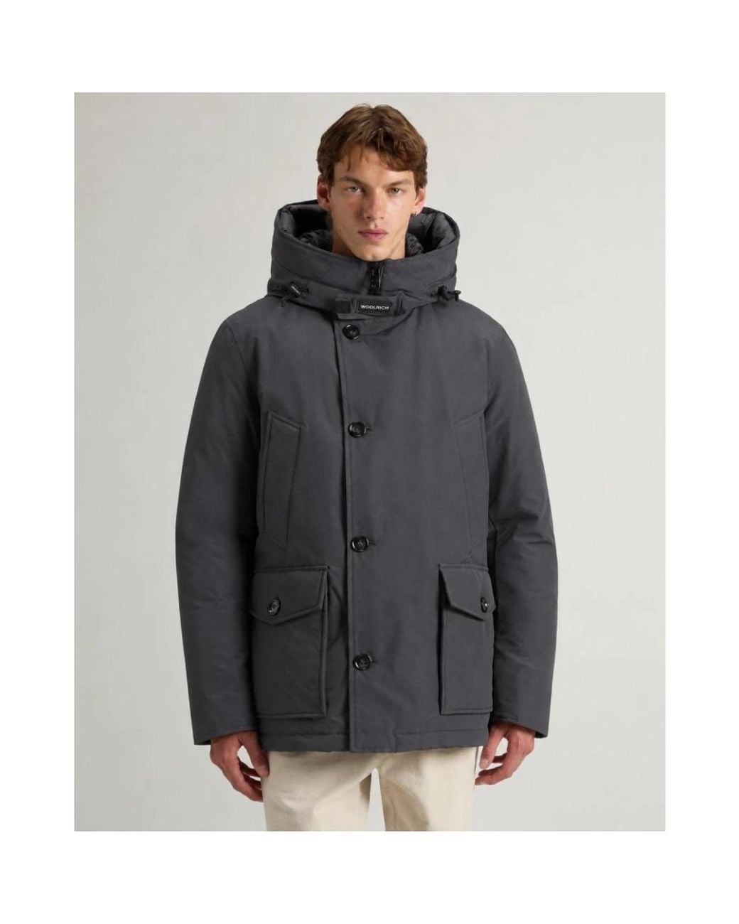 Down Jackets Woolrich pour homme en coloris Gray