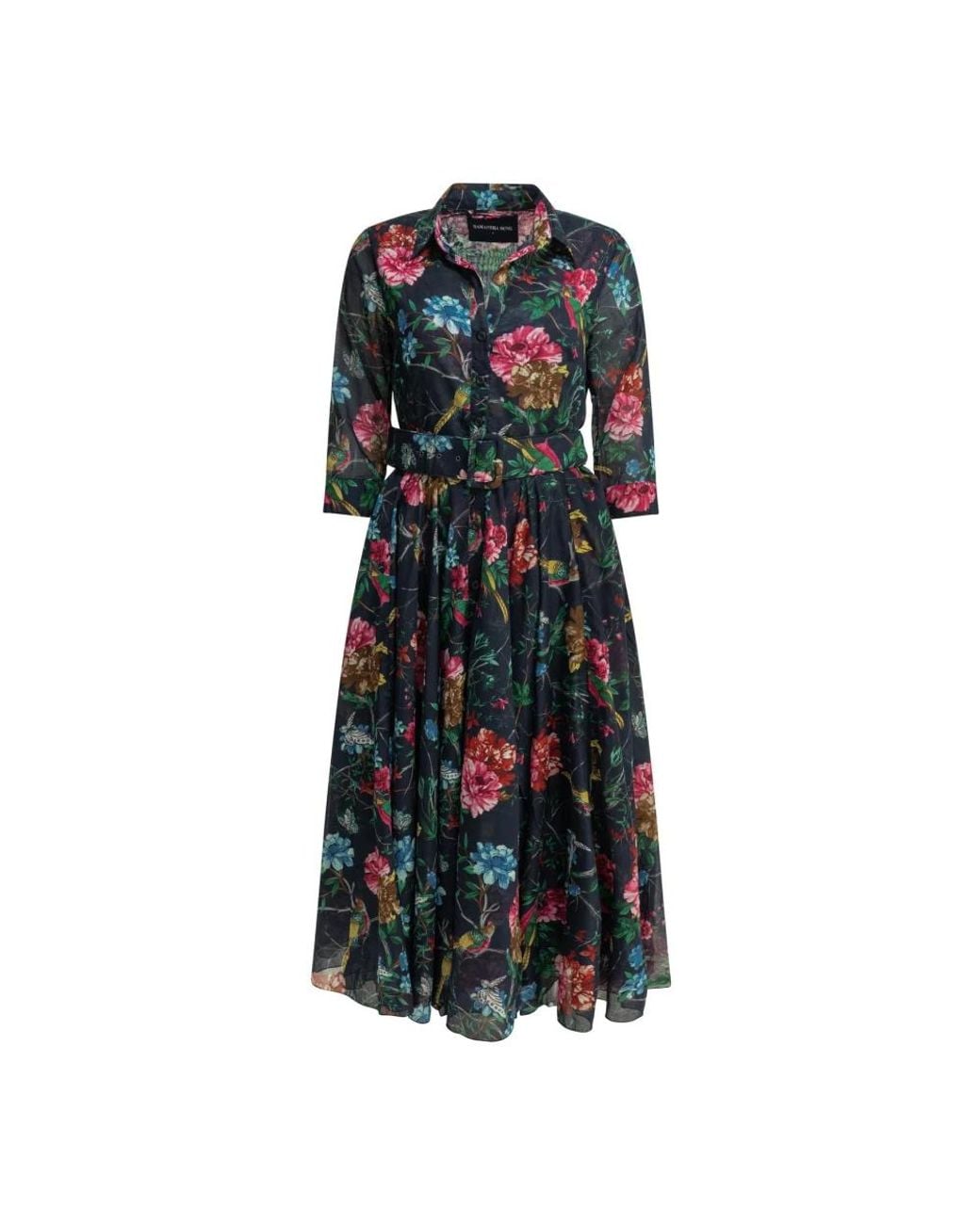 Samantha Sung Black Shirt Dresses