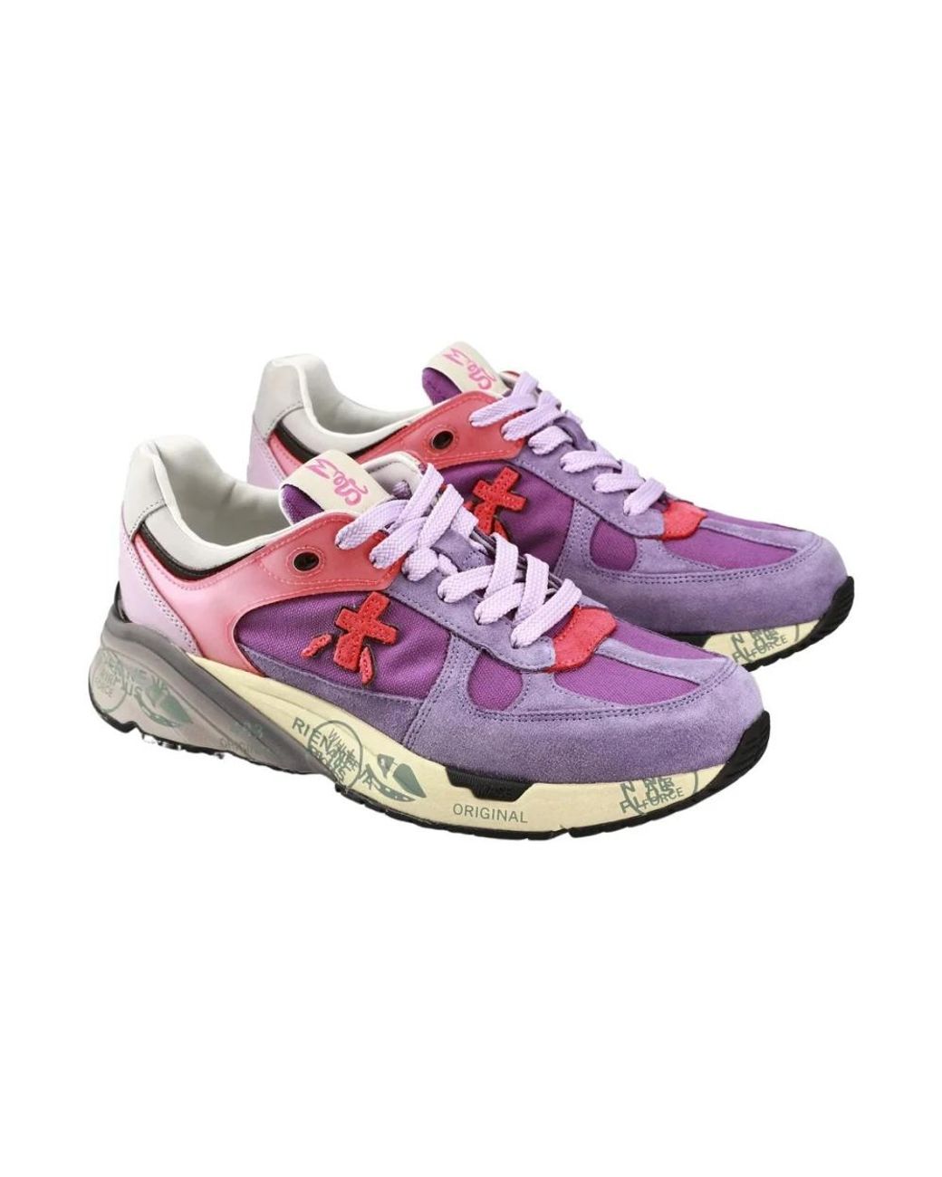Premiata Purple Sneakers
