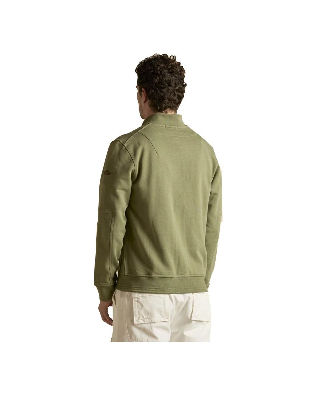 Aeronautica Militare Green Zip-Throughs for men