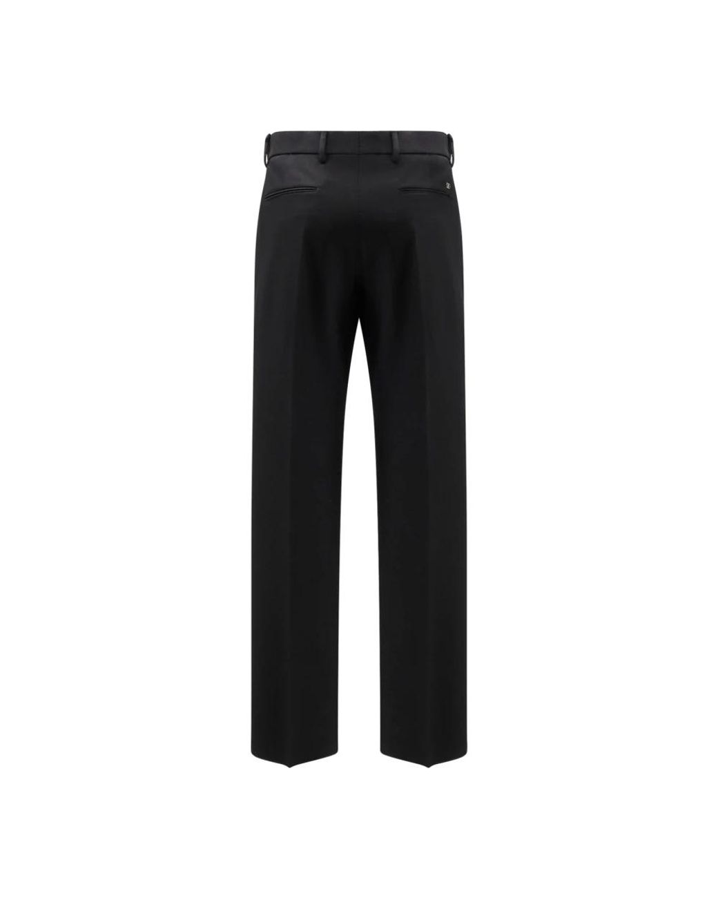 Valentino Black Straight Trousers for men