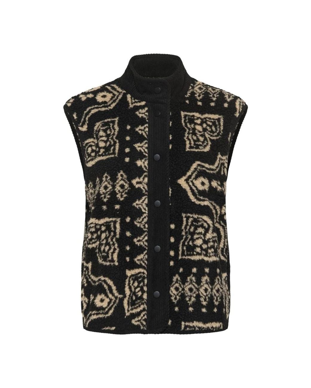 Kaffe Gilets in het Black