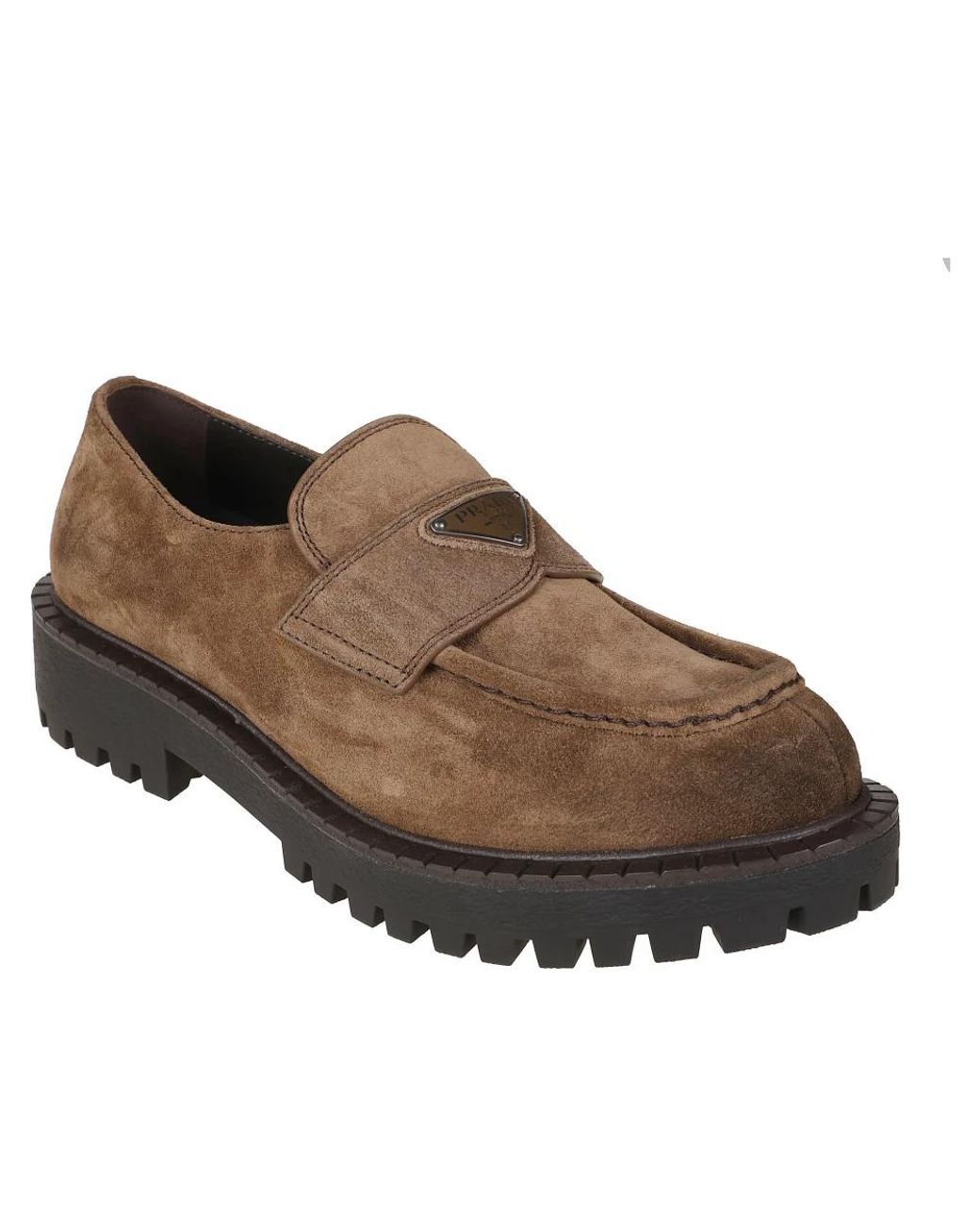 Prada Brown Loafers for men