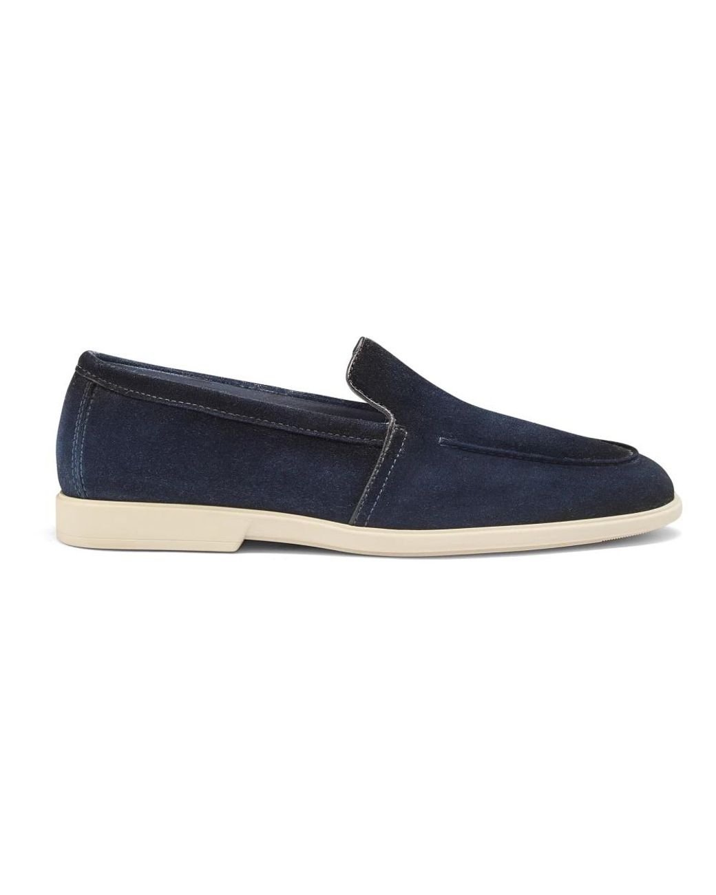 Santoni Malibu Loafer in het Blue voor heren