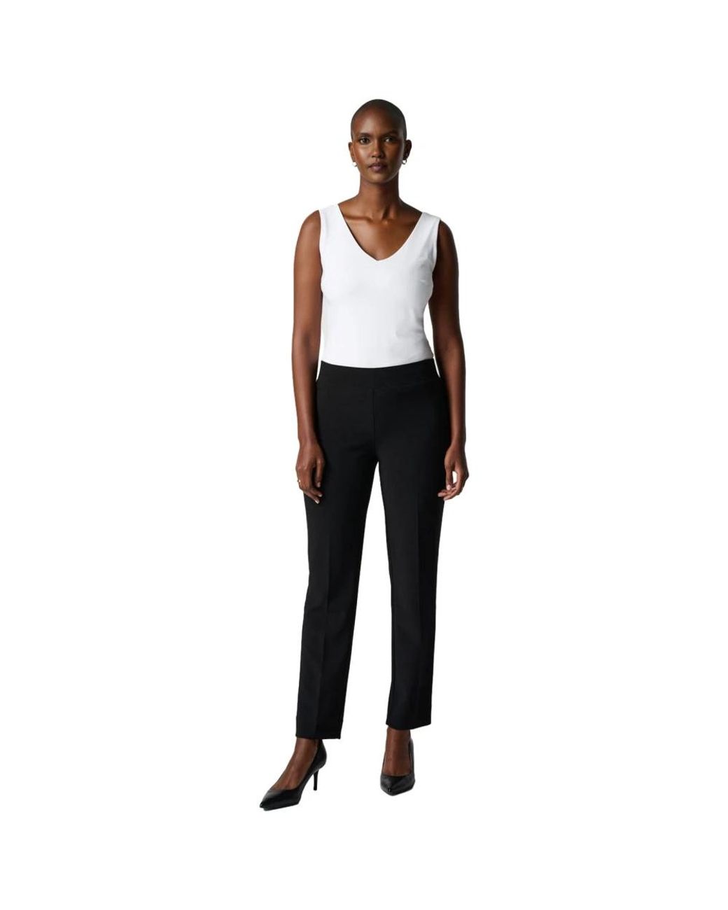 Joseph Ribkoff Black Slim-Fit Trousers