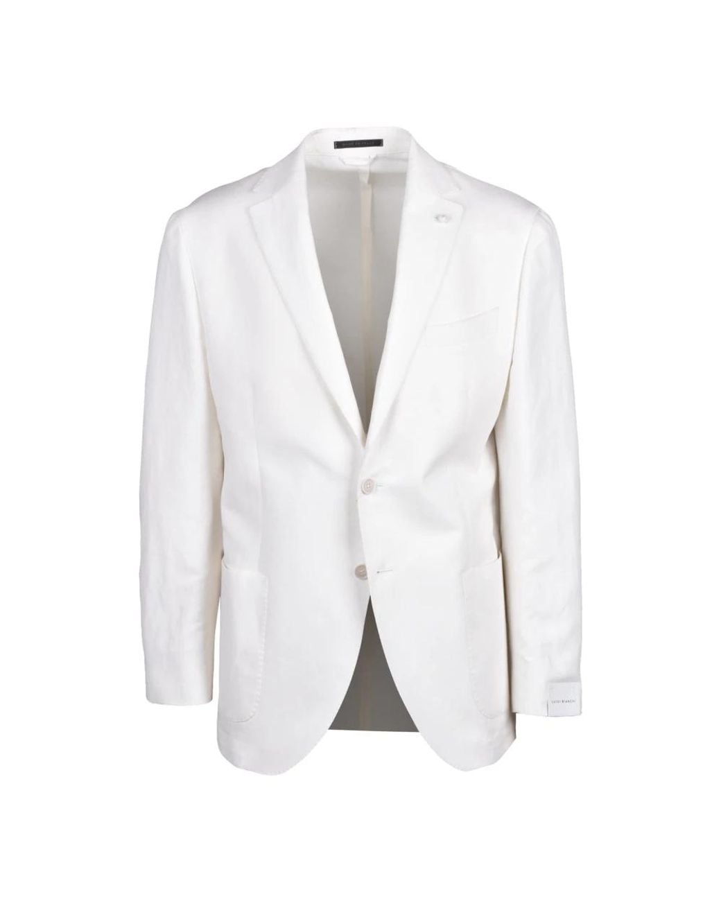 Luigi Bianchi White Blazers for men