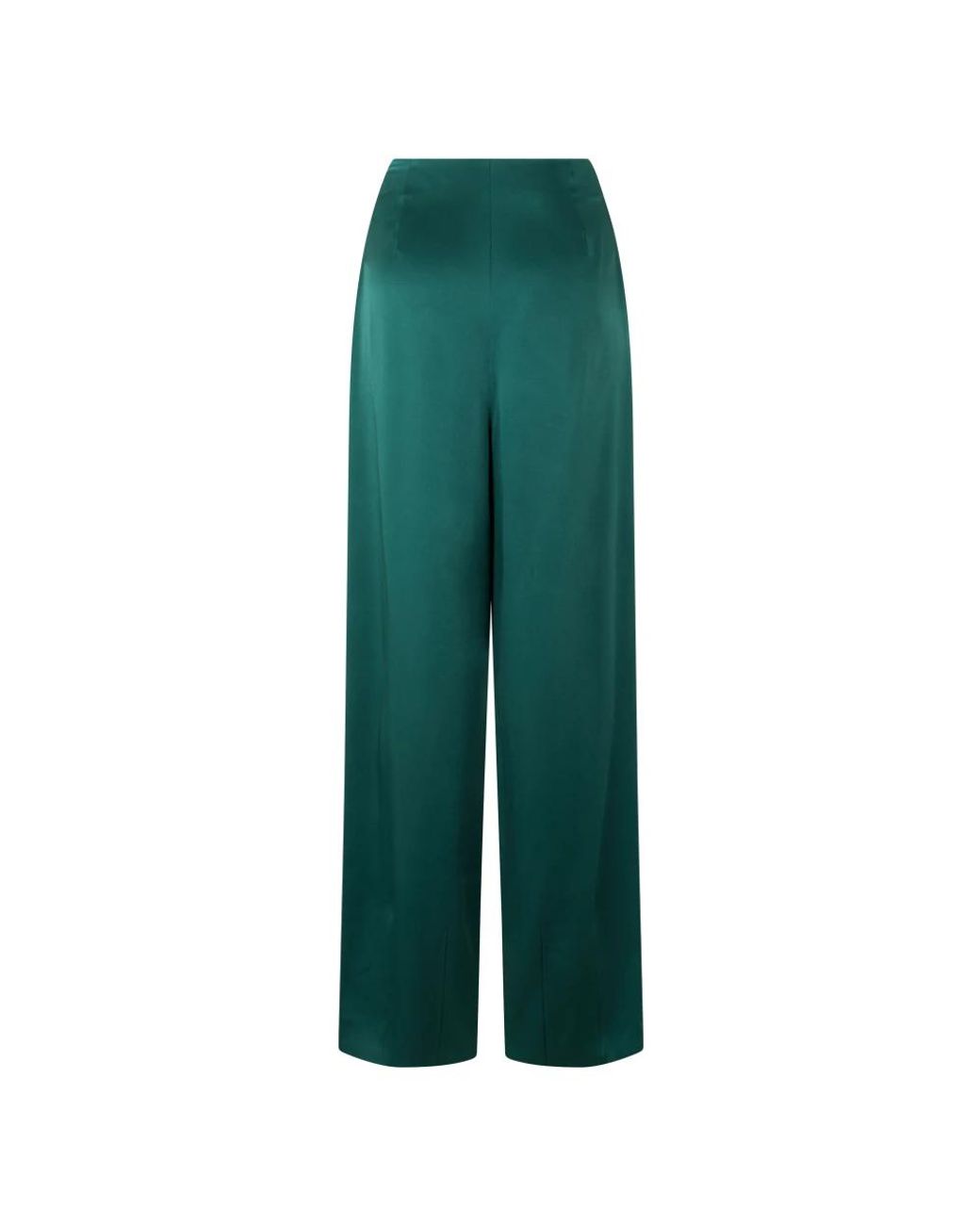 Alberta Ferretti Green Wide Trousers