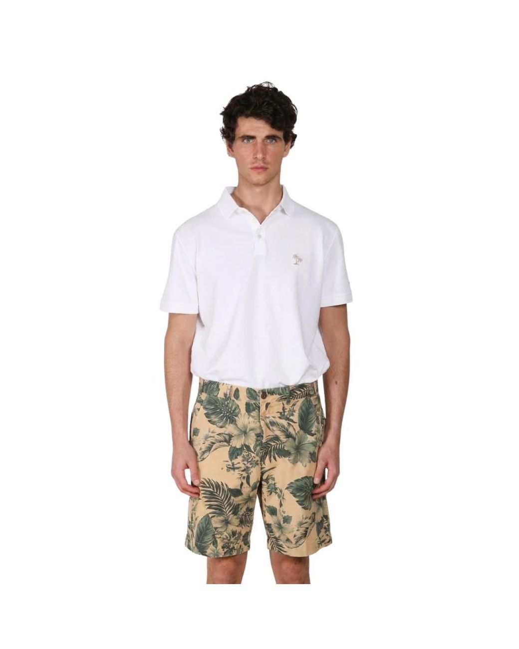 Mason's White Polo Shirts for men