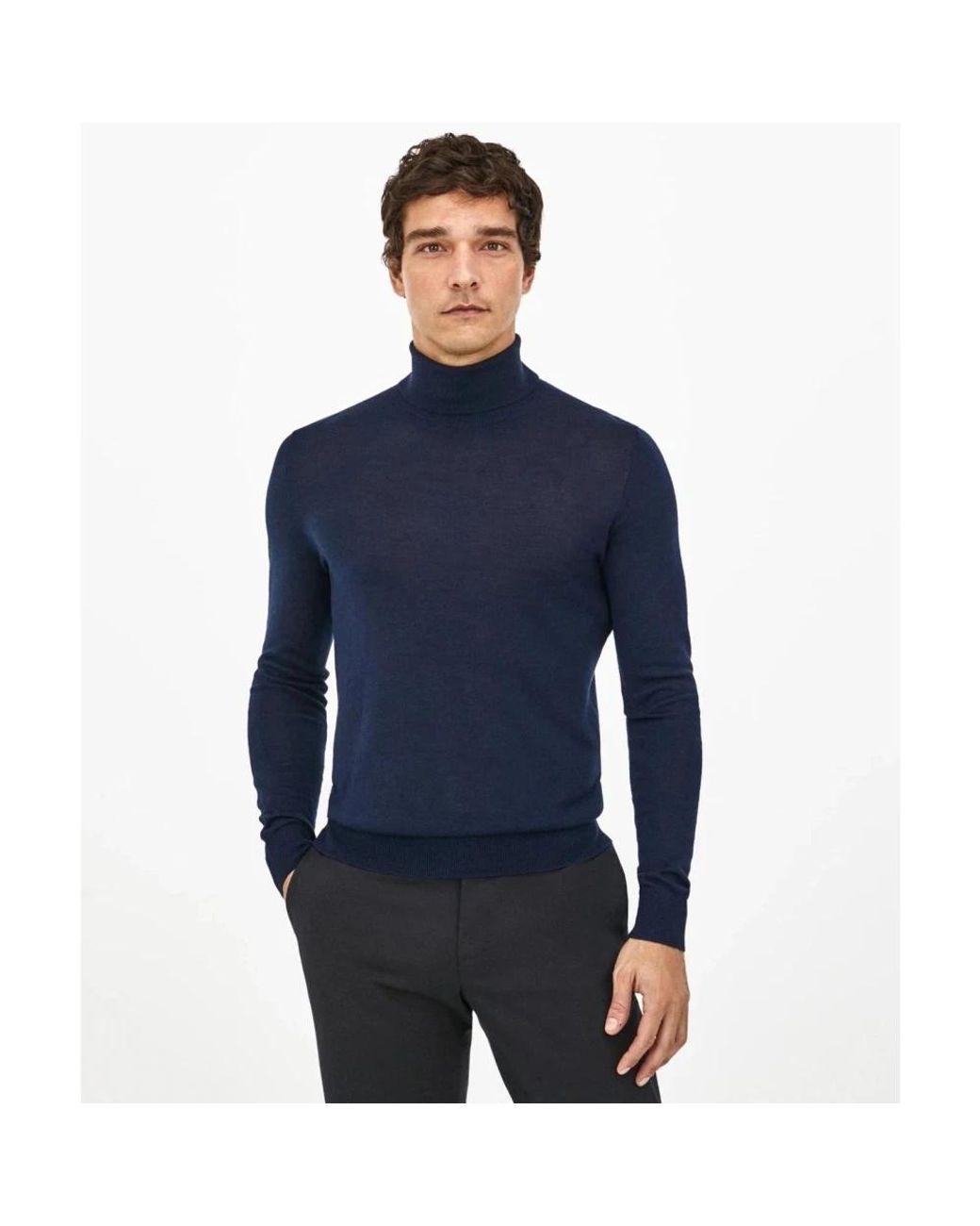 Turtlenecks Hackett pour homme en coloris Blue