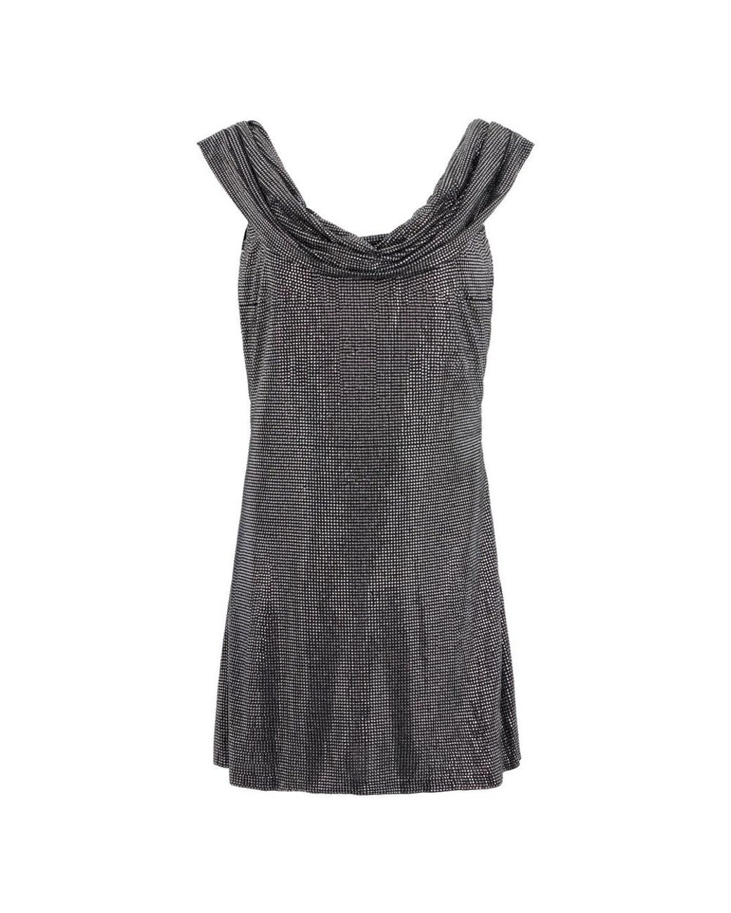 GIUSEPPE DI MORABITO Gray Short Dresses