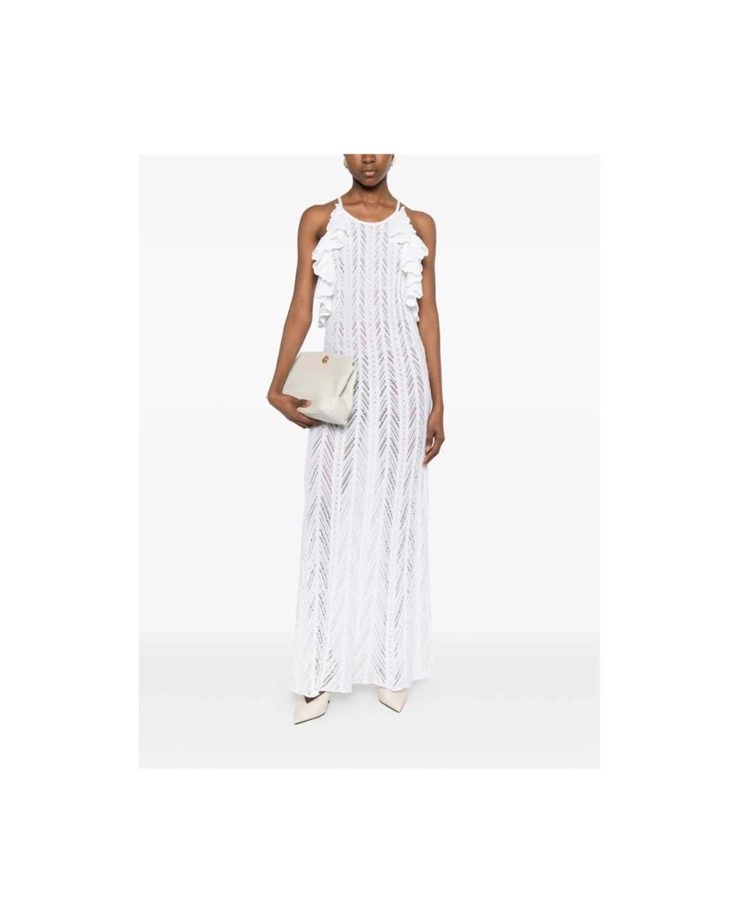 Antonino Valenti White Knitted Dresses