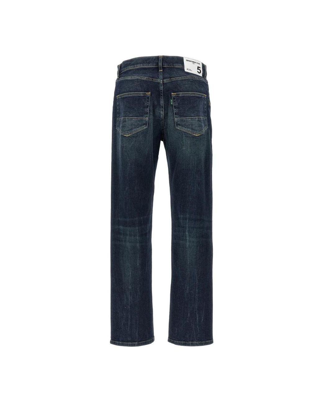 Department 5 Blue Straight Fit Jeans for men