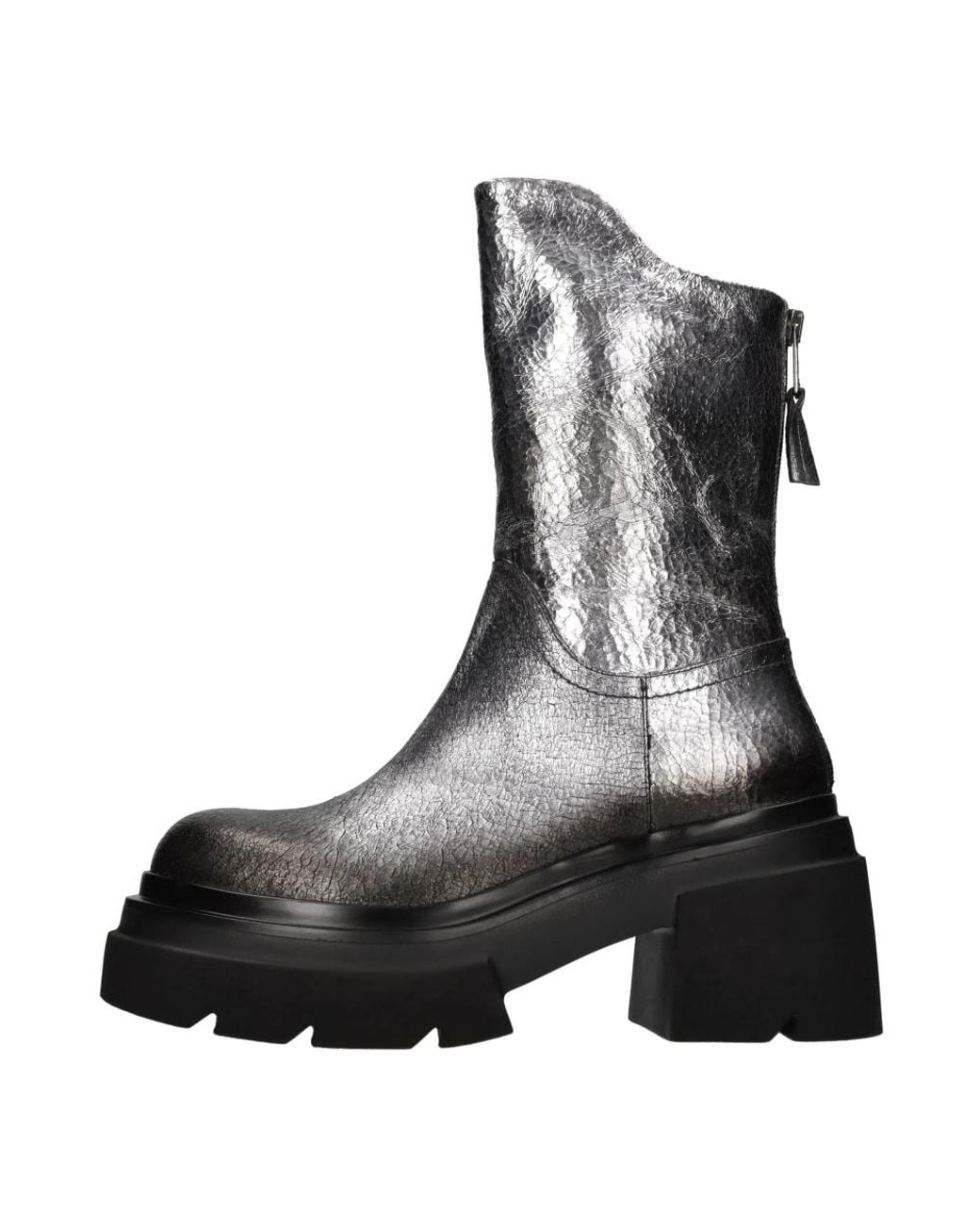 Elena Iachi Black Heeled Boots