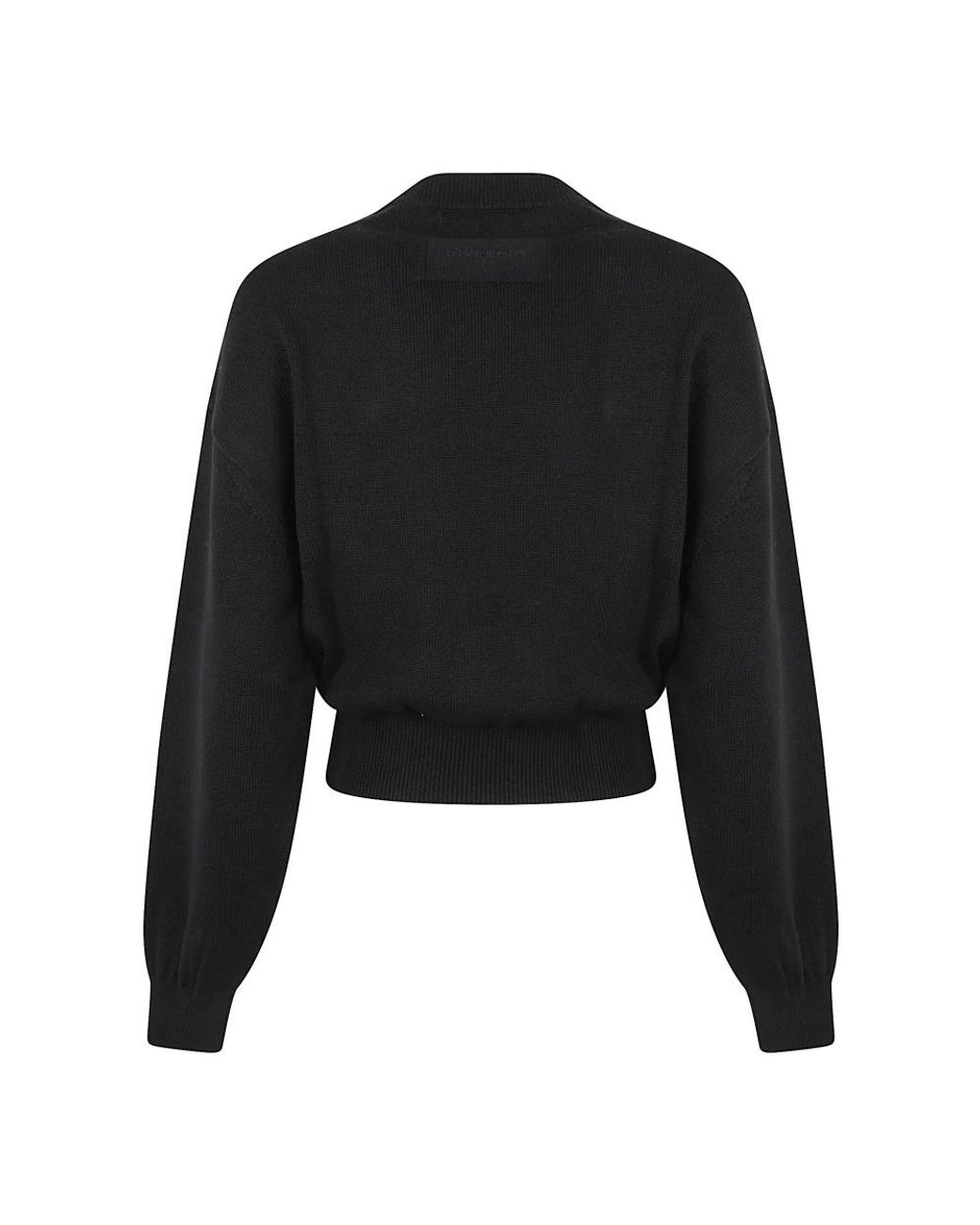 Givenchy Black Round-Neck Knitwear