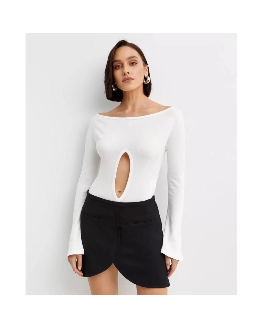 Body Courreges de color White