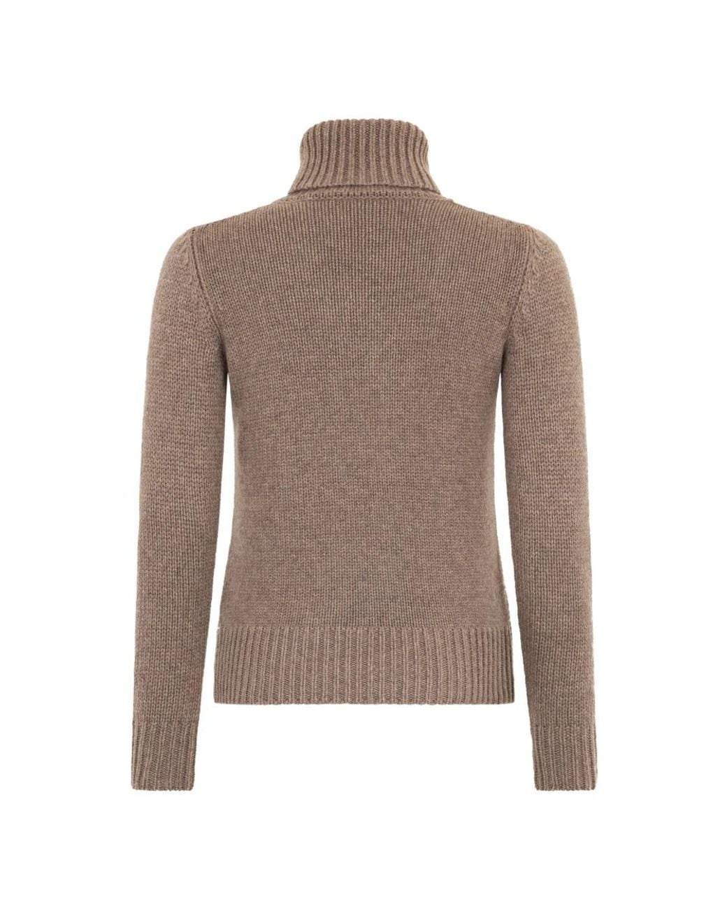 Moorer Brown Cashmere Knitwear