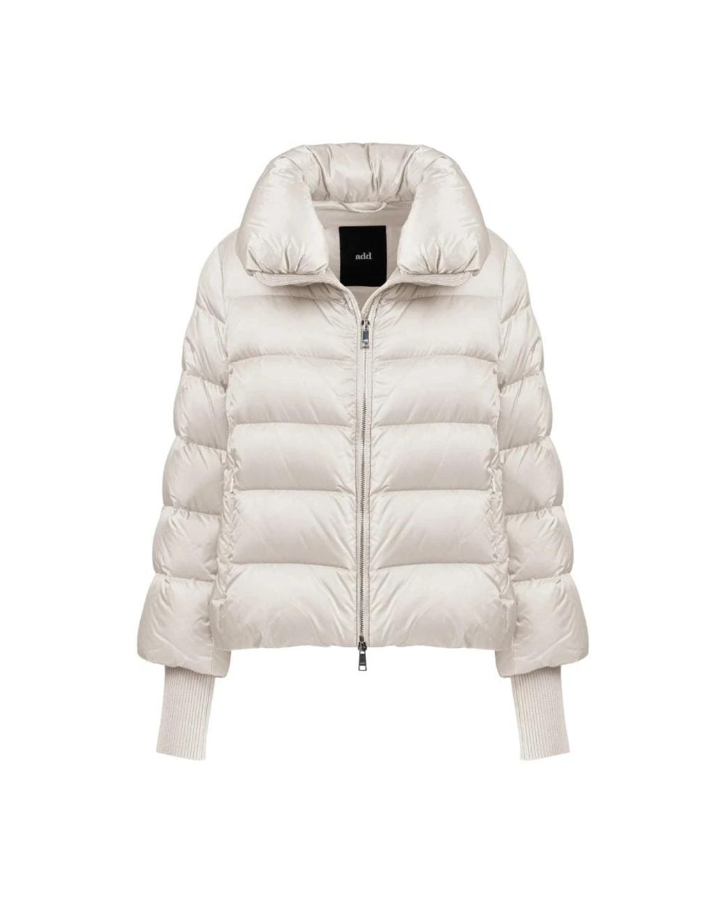 Add Jassen ,Nylon Down Cape Rasolight in het White