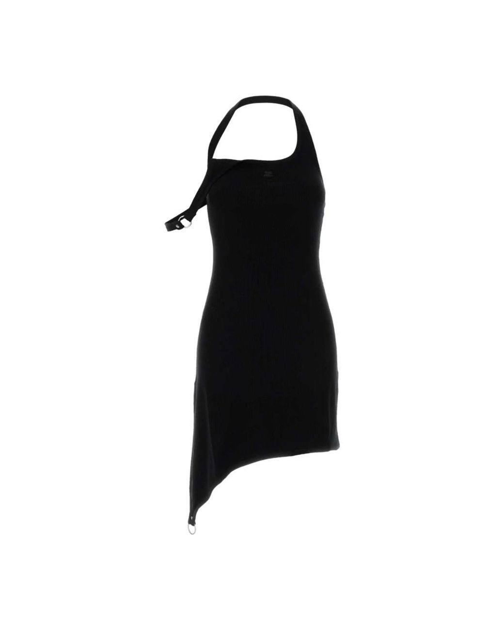 Courreges Black Short Dresses