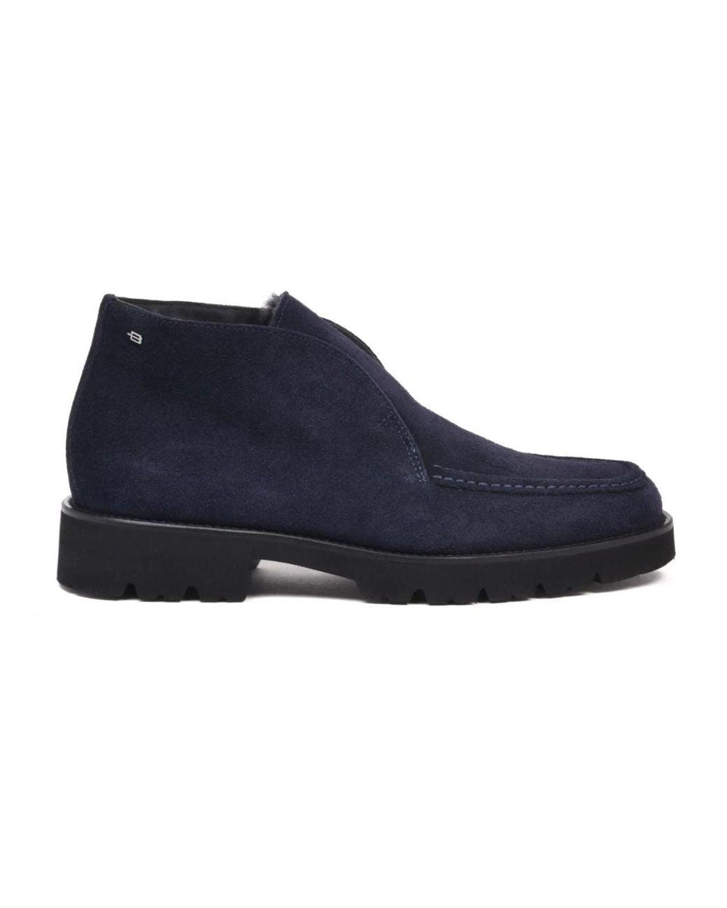 Baldinini Blue Ankle Boots for men