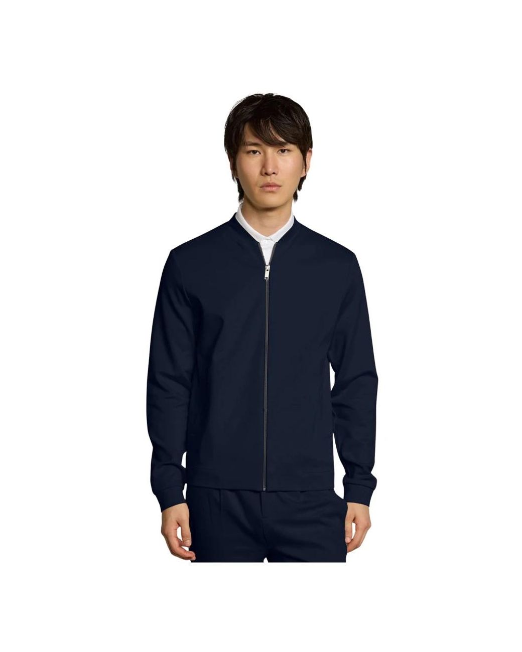 KIEFERMANN Blue Zip-Throughs for men