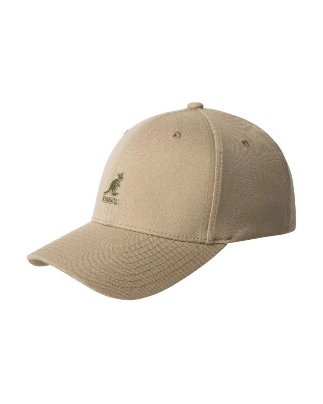 Kangol Wol Flexit Baseballpet in het Natural