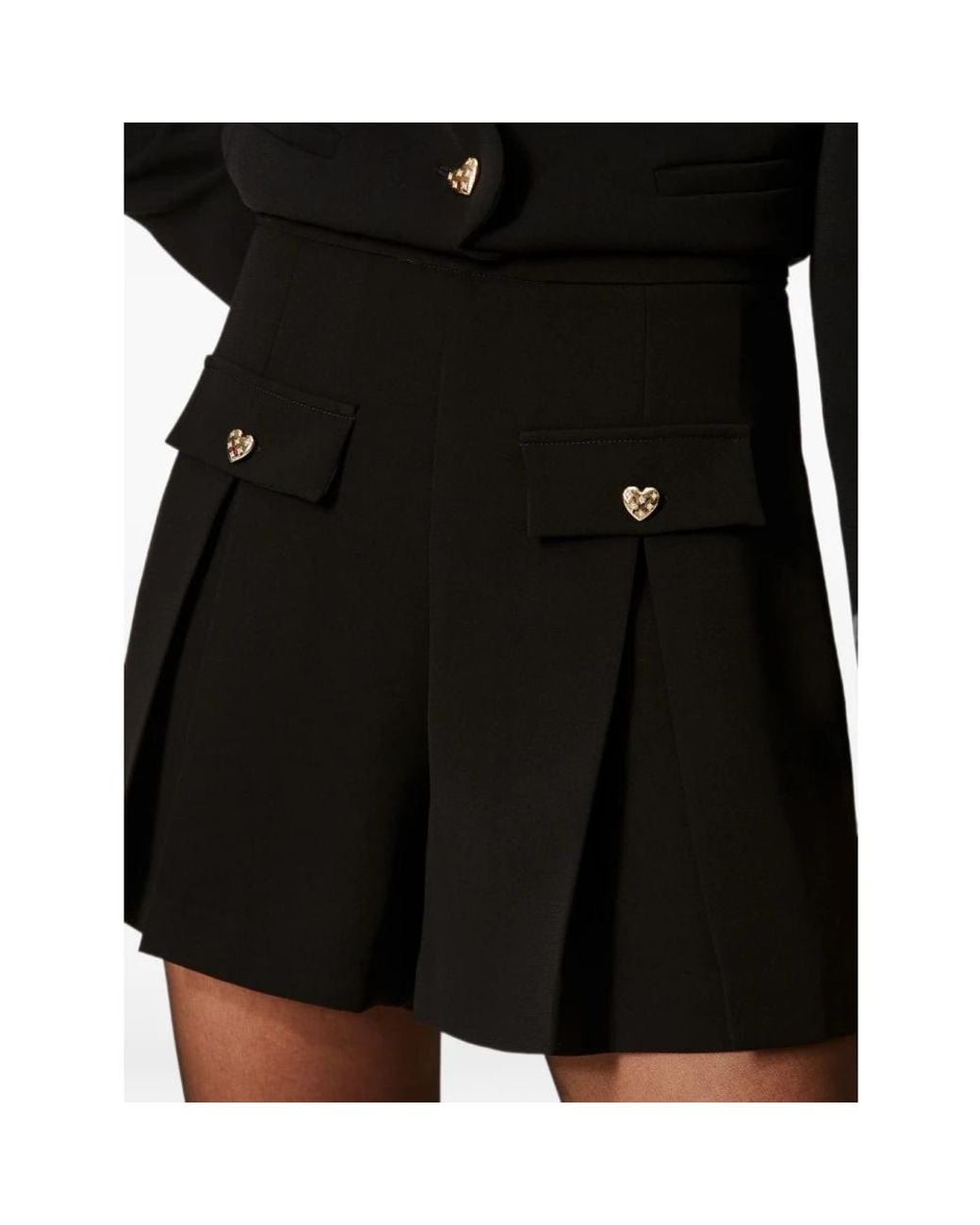 Twinset Black Short Shorts