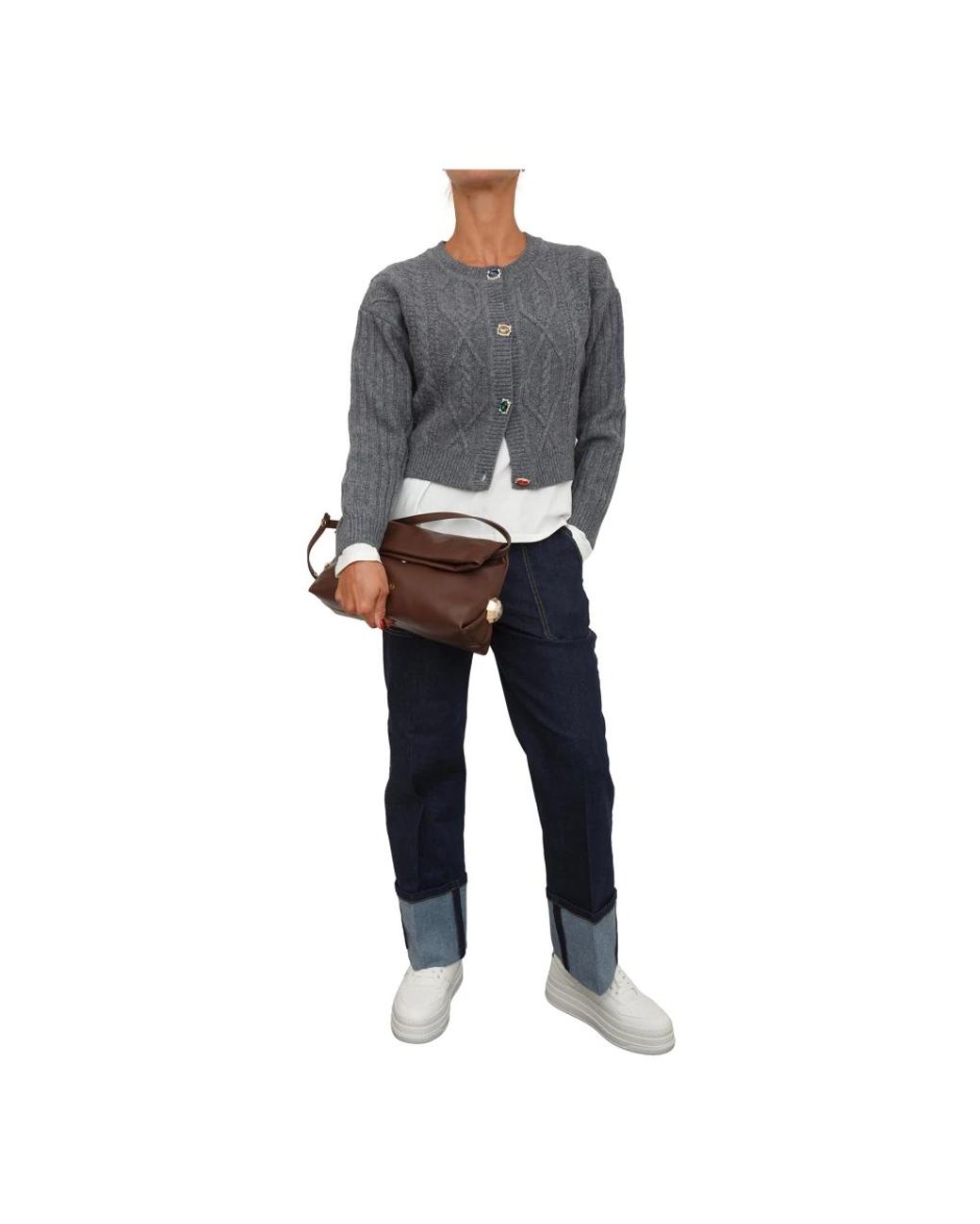 Liu Jo Gray Cardigans