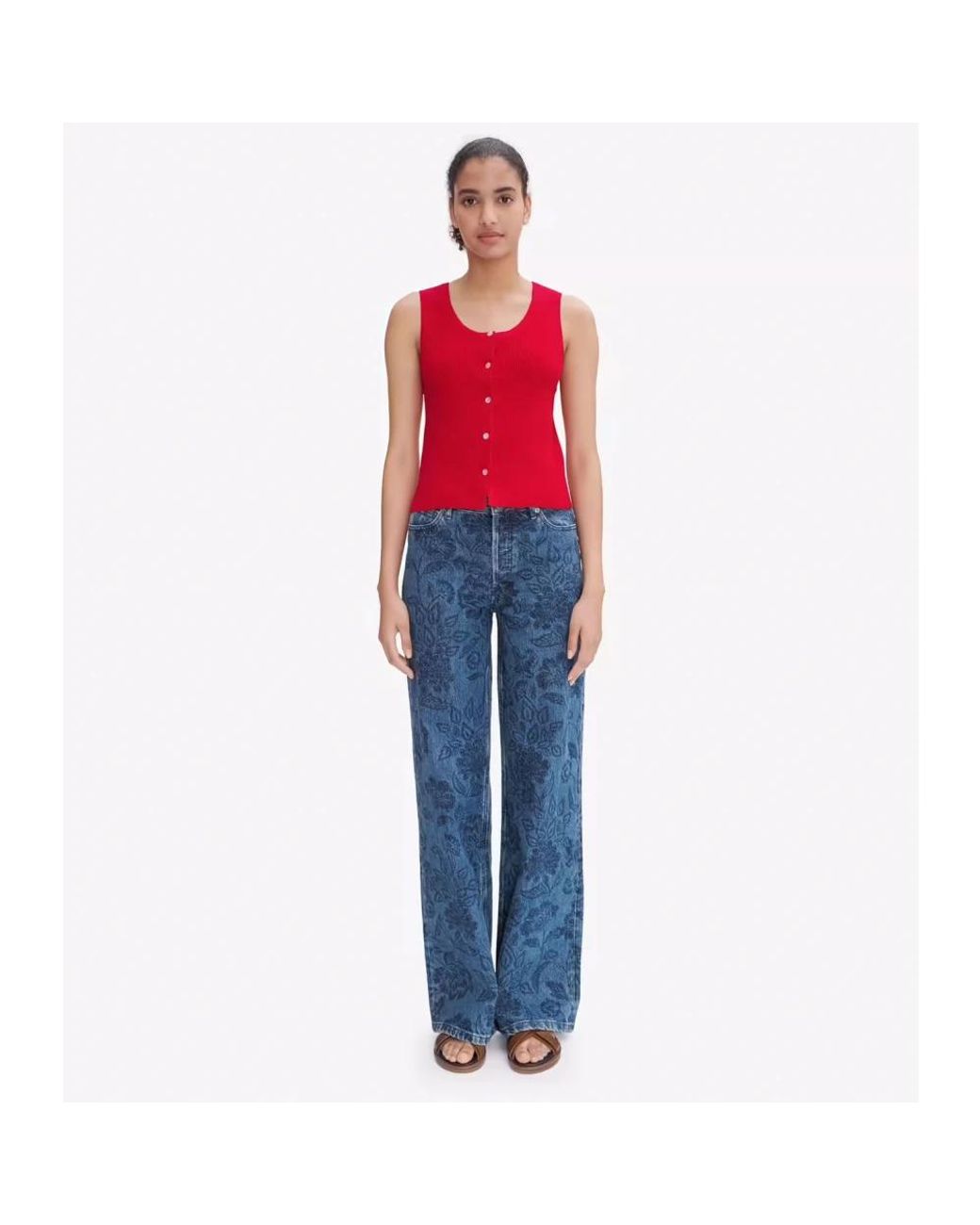 Straight Jeans A.P.C. de color Blue