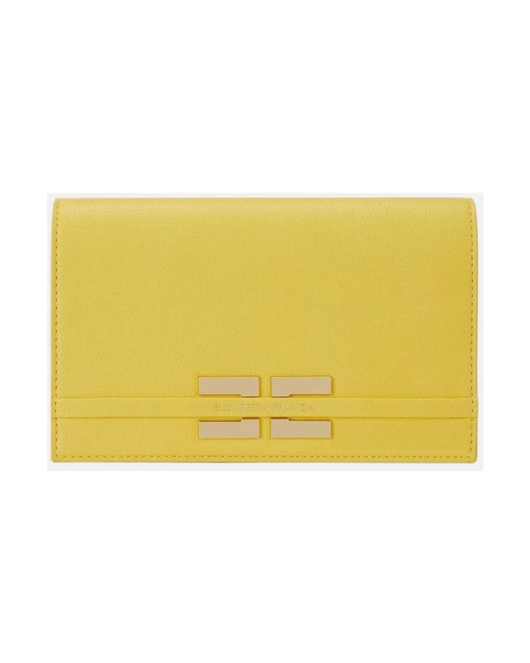 Elisabetta Franchi Yellow Cross Body Bags