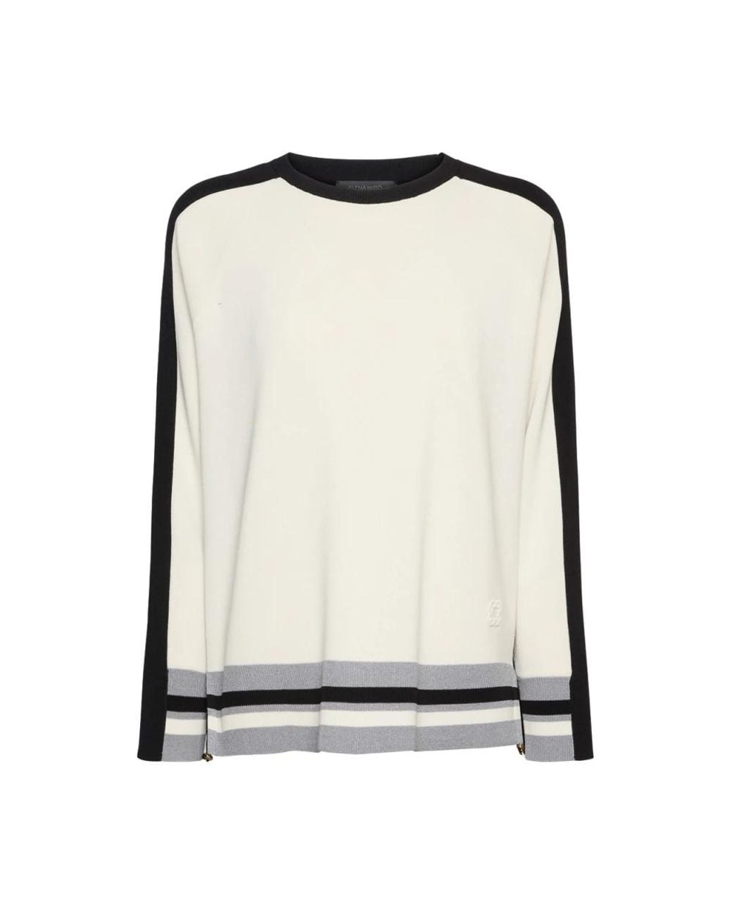 Elena Miro Black Round-Neck Knitwear