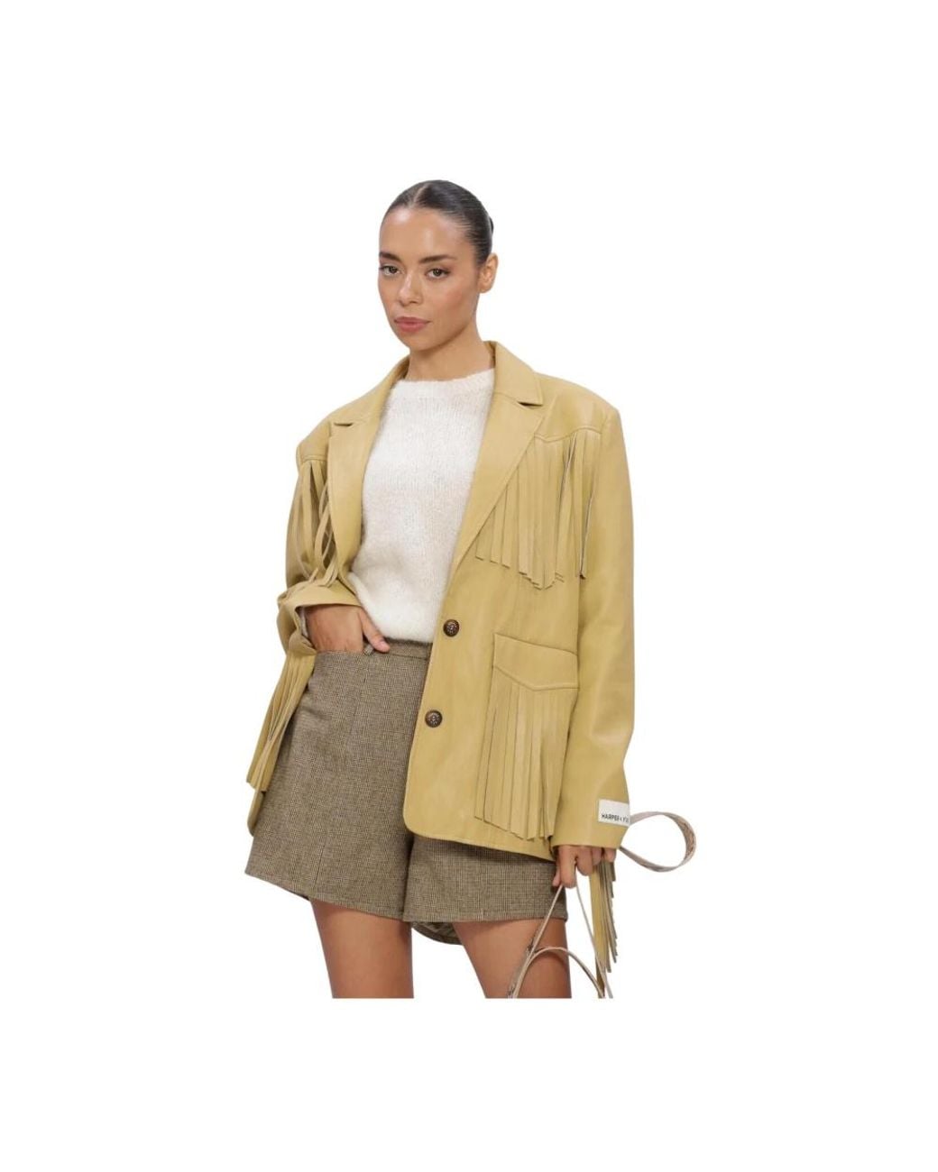 Harper & Yve Casey-Bl Blazer in het Natural