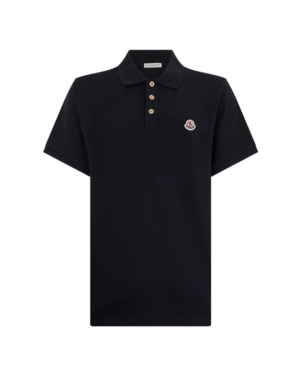 Moncler Black Polo Shirts for men