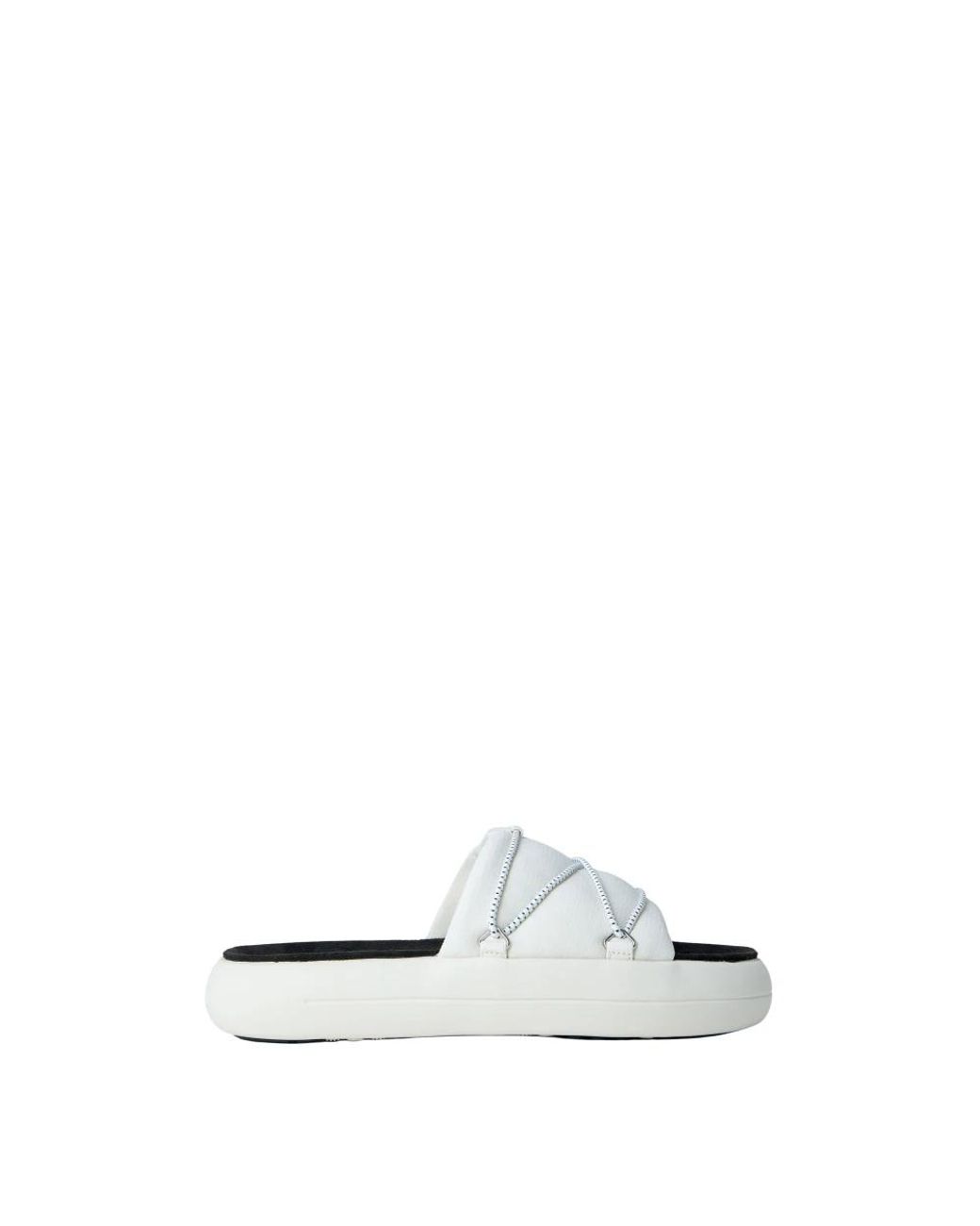 Moon Boot Schoenen ,Wit ,Polyester Mb Icon Slides in het White voor heren