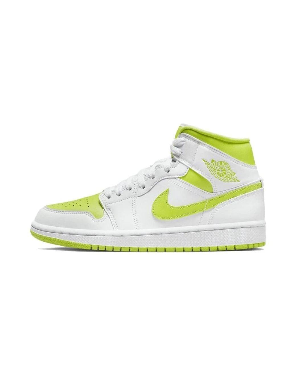 Nike 1 Mid Wit Lime in het White