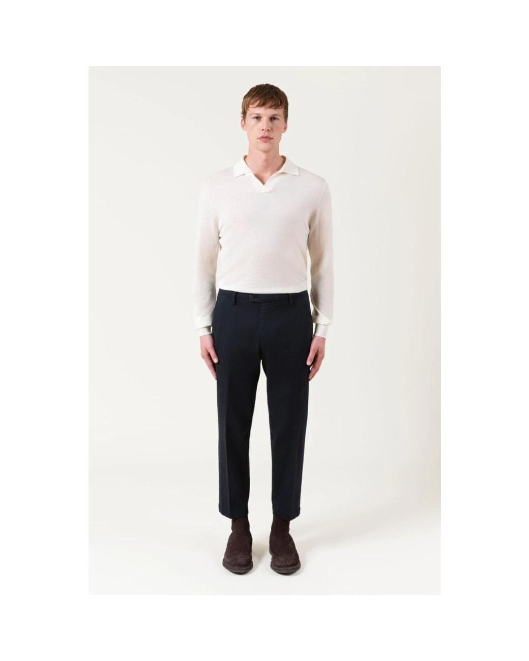 AUTORE White Polo Shirts for men
