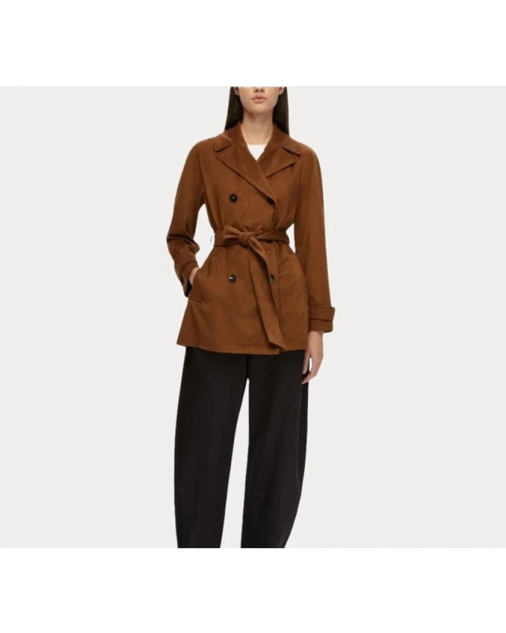 Marella Brown Trench Coats