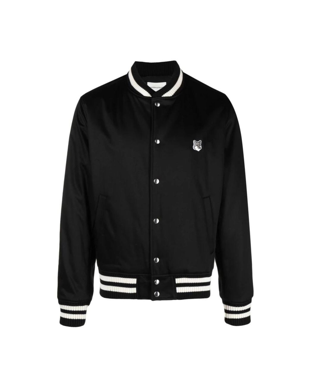 Maison Kitsuné Black Jacket for men