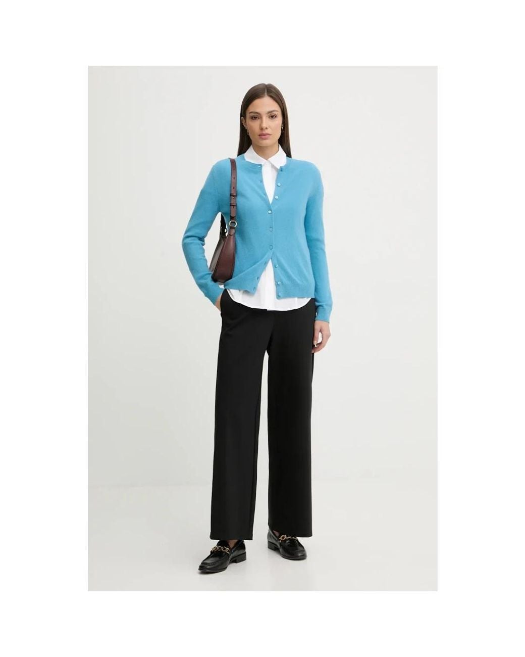 Cardigans Benetton en coloris Blue